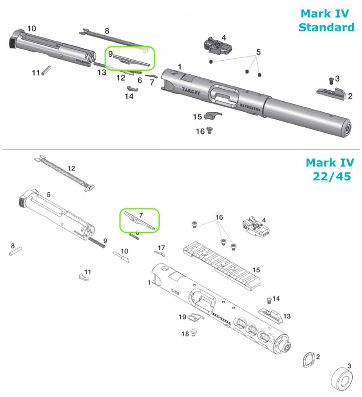 10 22 parts diagram