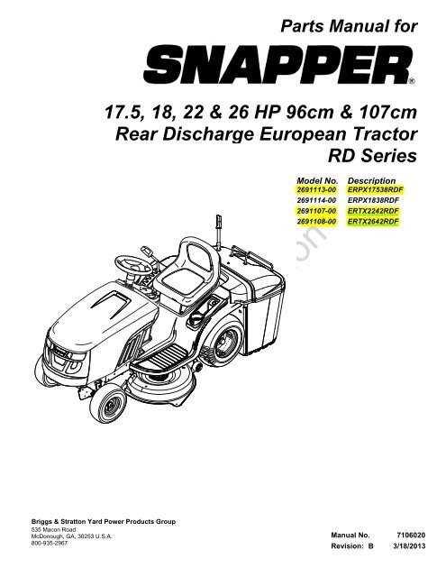 17.5 hp briggs and stratton engine parts diagram