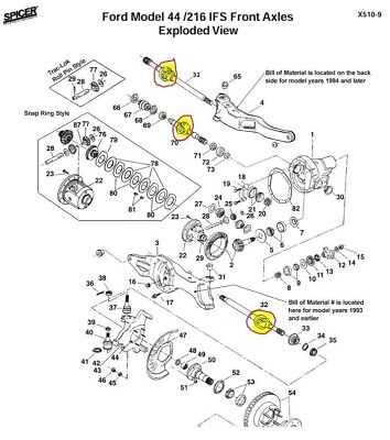 1994 ford f150 parts diagram