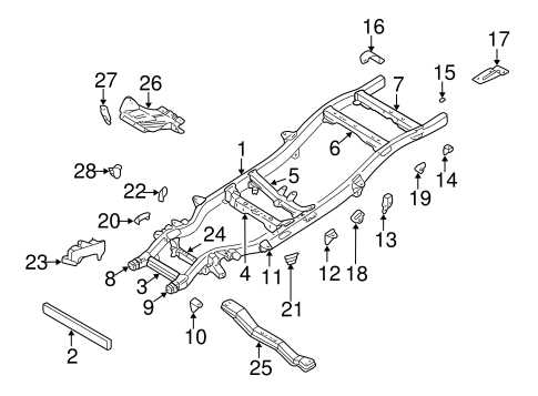 2000 nissan frontier parts diagram