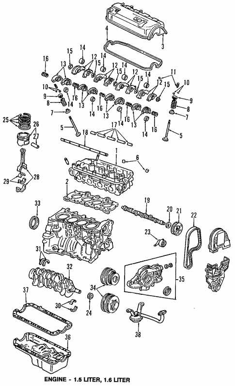 2004 honda accord parts diagram