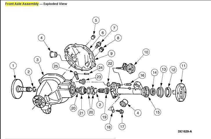 2005 ford f150 front end parts diagram