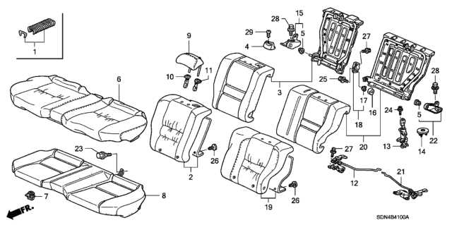 2005 honda accord parts diagram