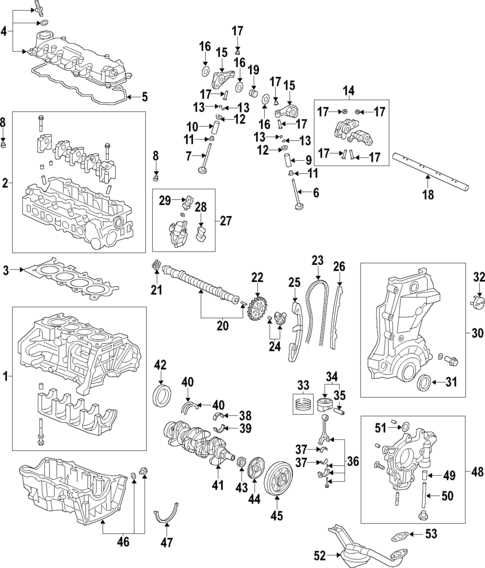 2005 honda civic engine parts diagram