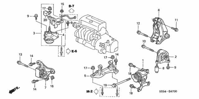 2005 honda civic engine parts diagram