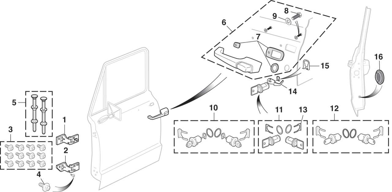 2005 honda odyssey sliding door parts diagram