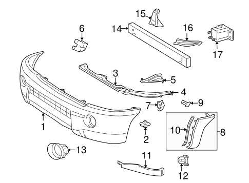 2008 toyota tacoma parts diagram