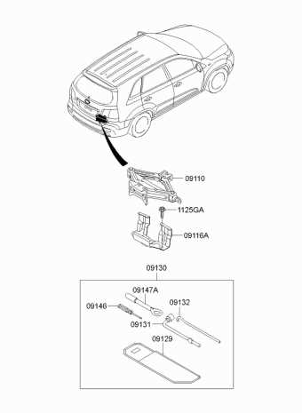 2011 kia sorento parts diagram