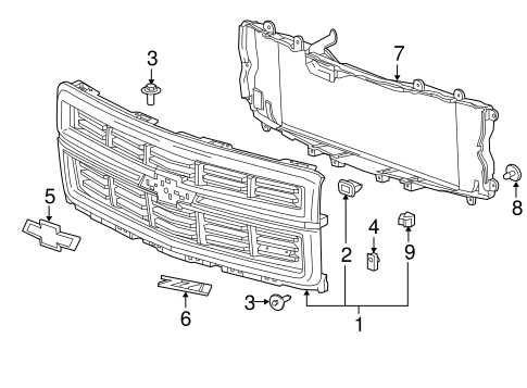 2014 chevy silverado parts diagram