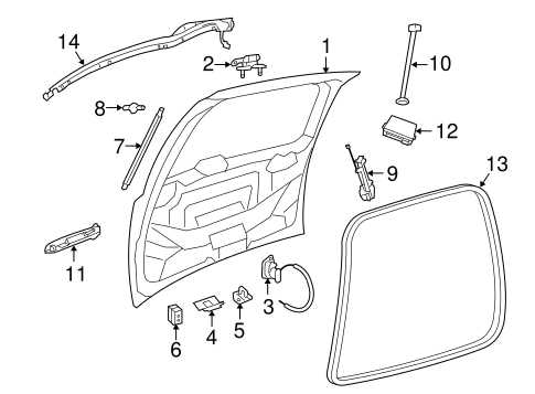 2014 chrysler town and country parts diagram