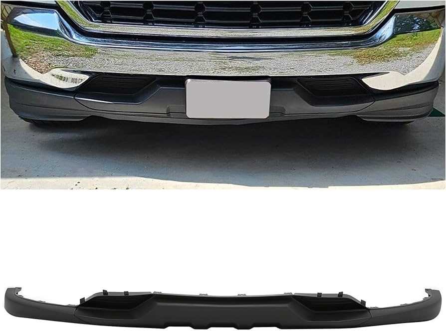 2018 chevy silverado front bumper parts diagram