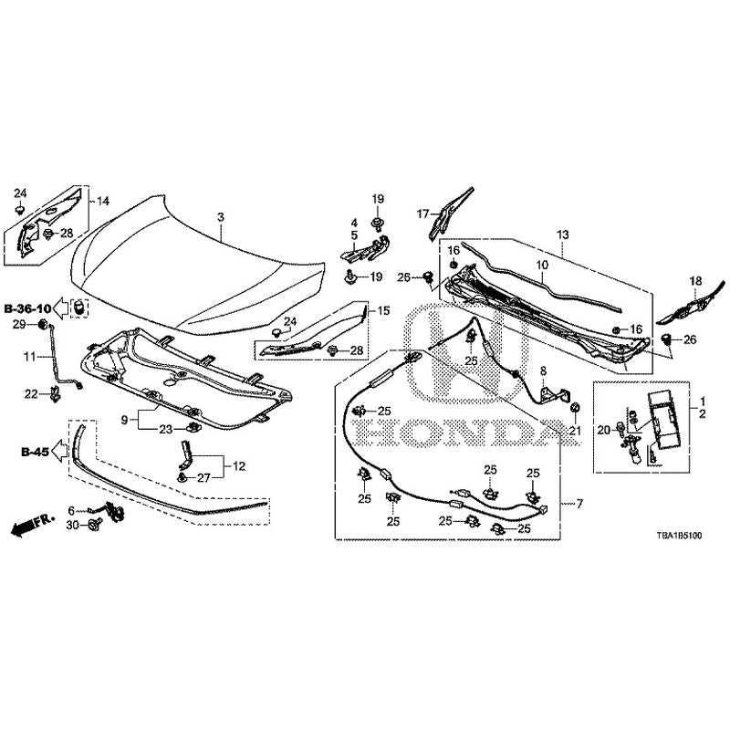 2020 honda civic parts diagram