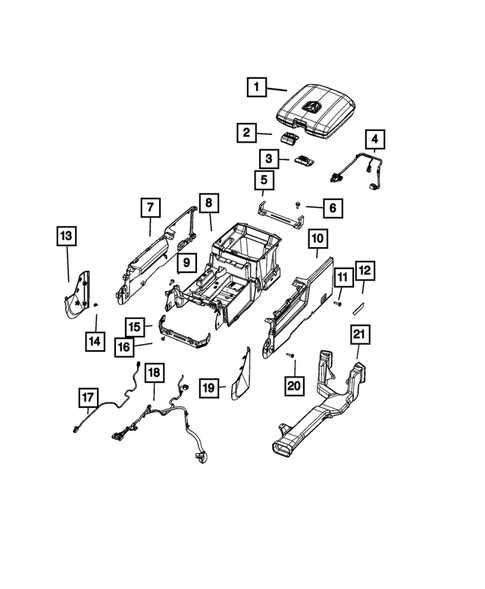 2021 ram 1500 parts diagram