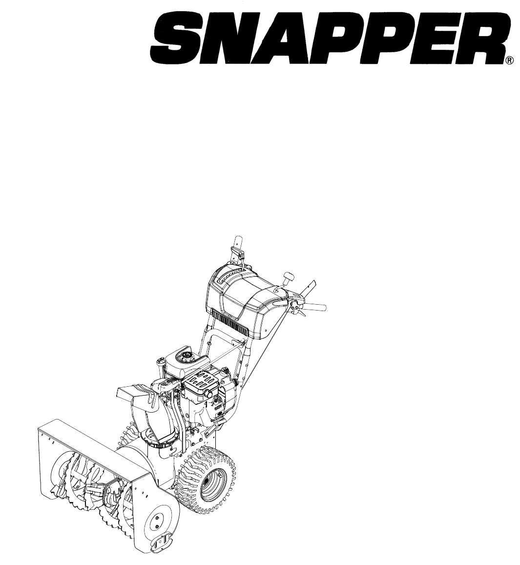 snapper snow blower parts diagram