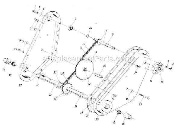 mtd rear tine tiller parts diagram