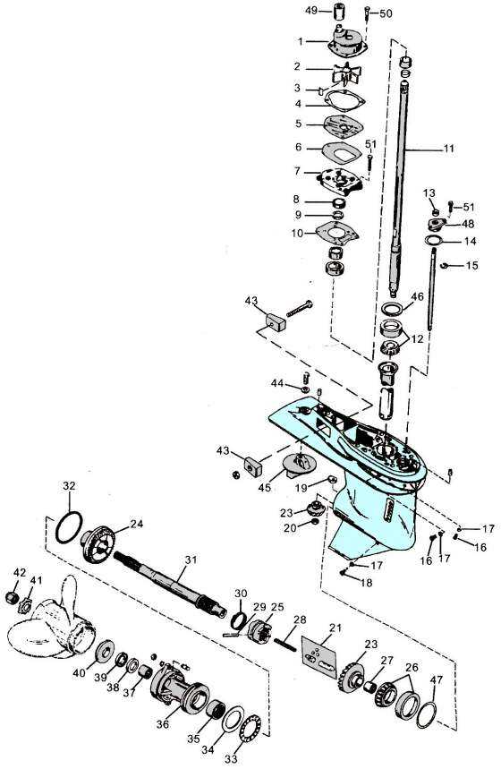 mercury 25 hp outboard parts diagram