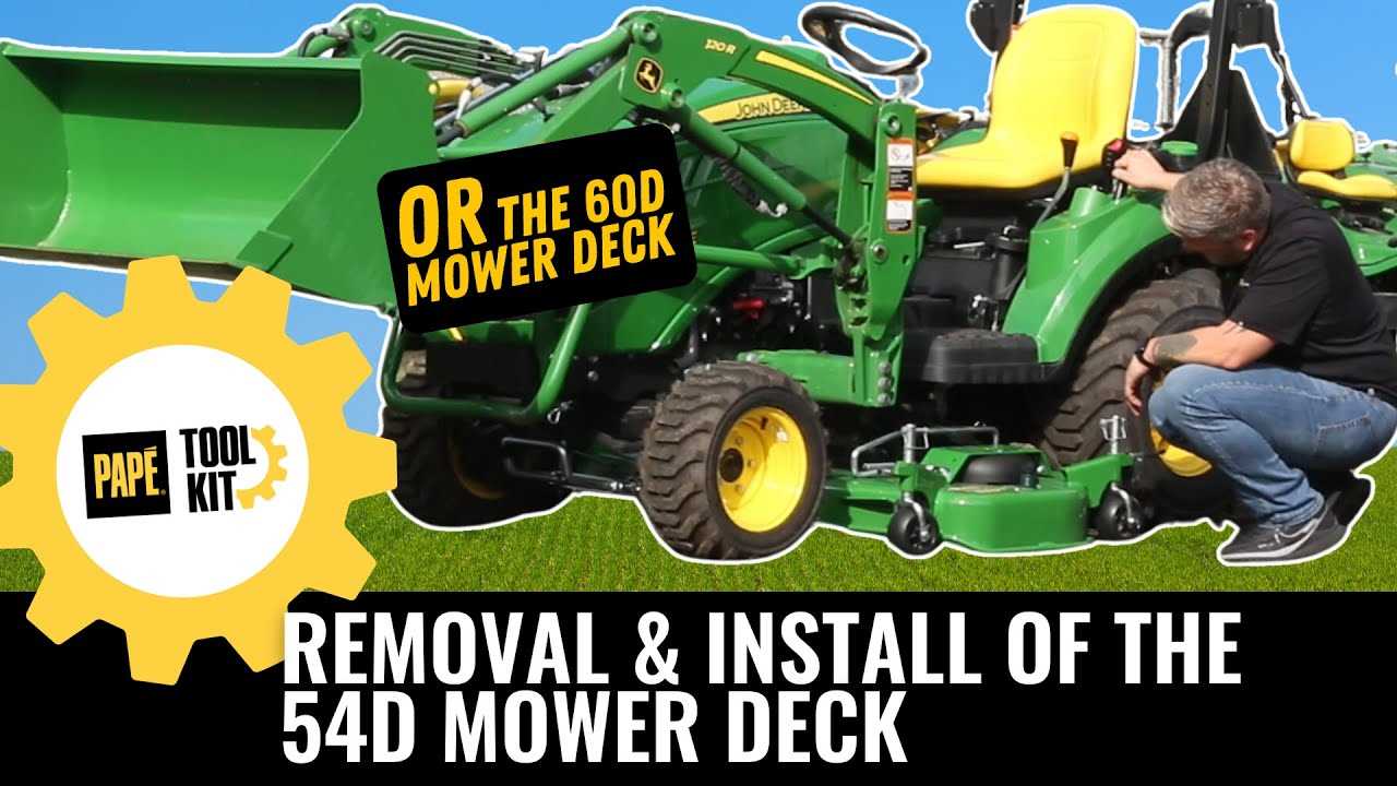 john deere 54d mower deck parts diagram