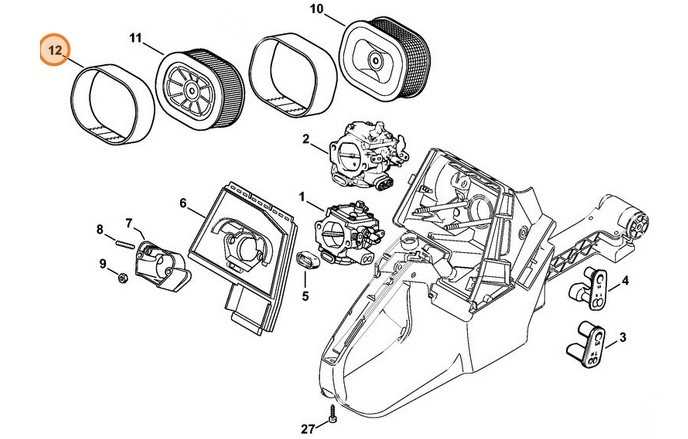 stihl 017 parts diagram