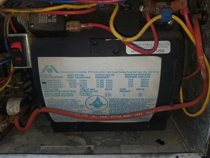 atwood furnace parts diagram