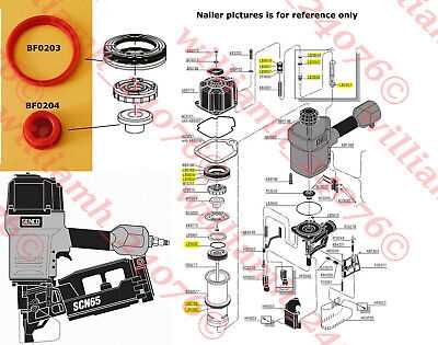 senco nail gun parts diagram