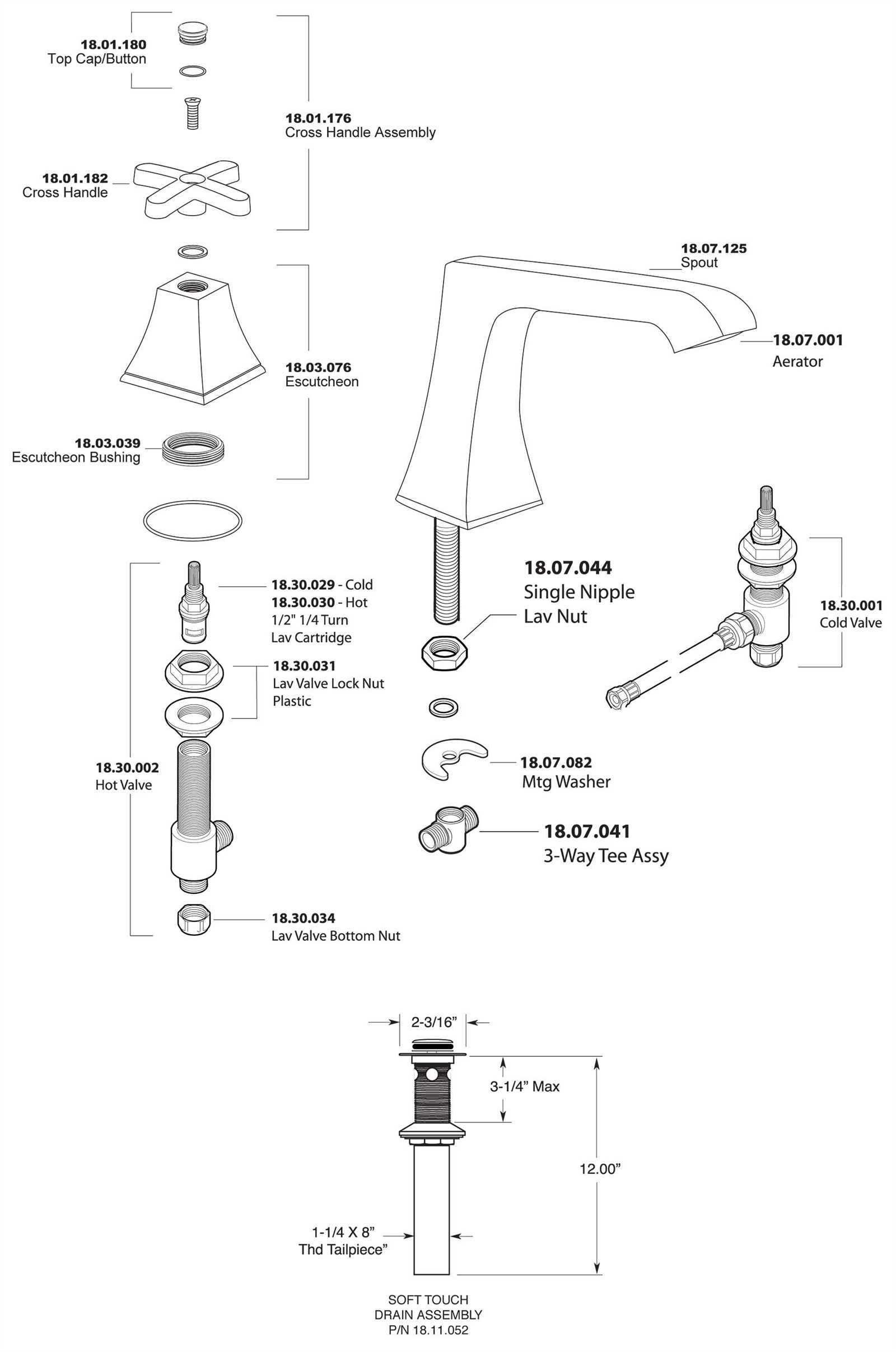 faucet parts diagram