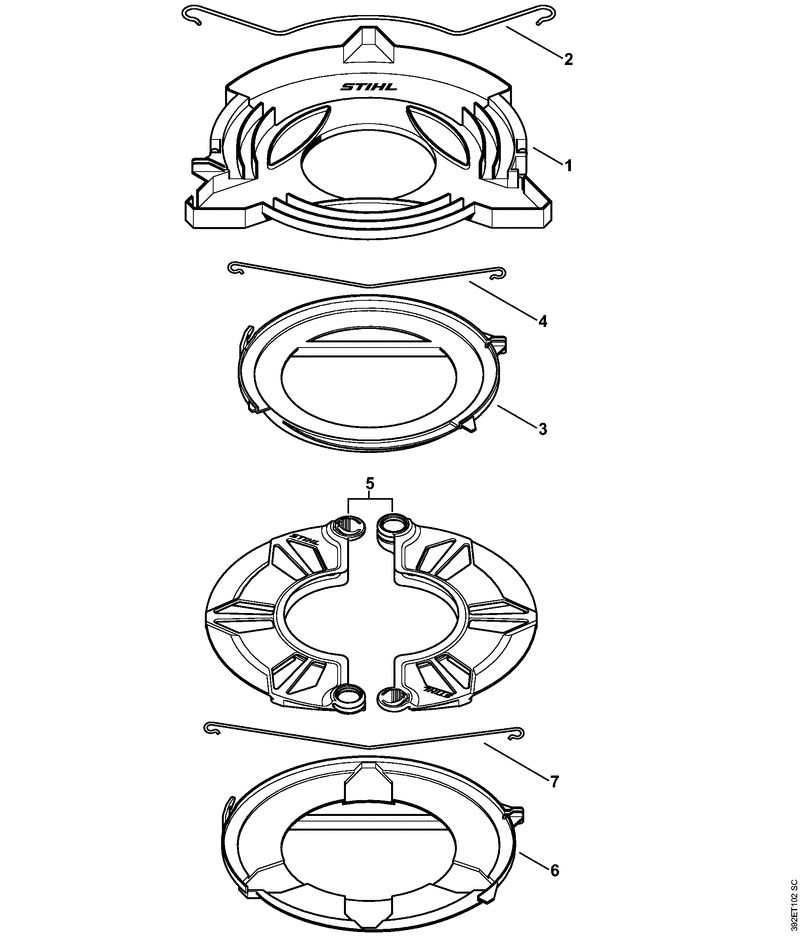 stihl fs 111 r parts diagram