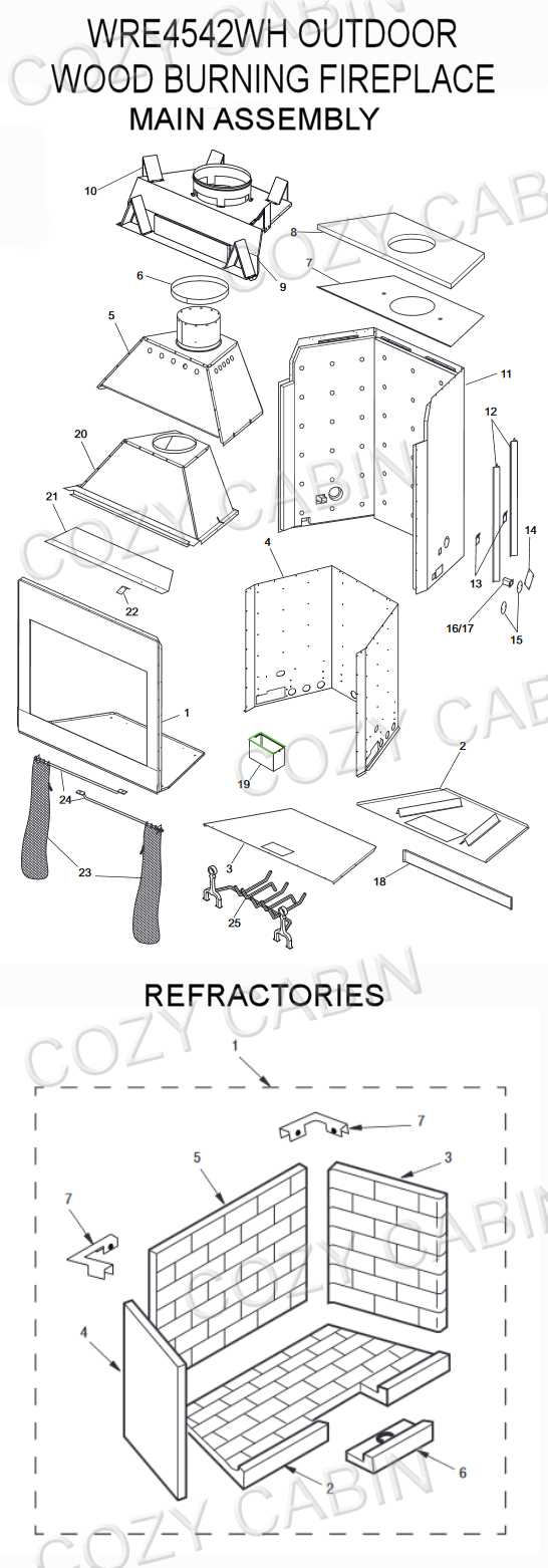cozy wall heater parts diagram