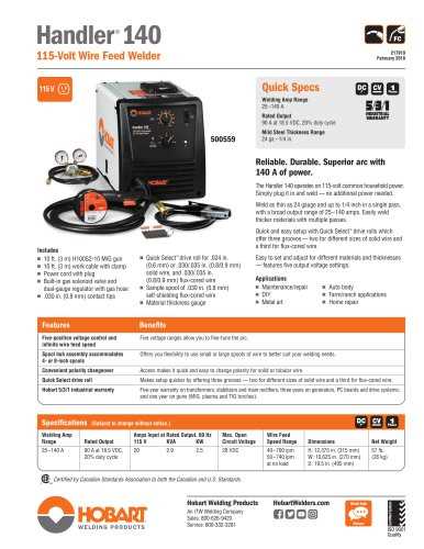 hobart handler 140 parts diagram