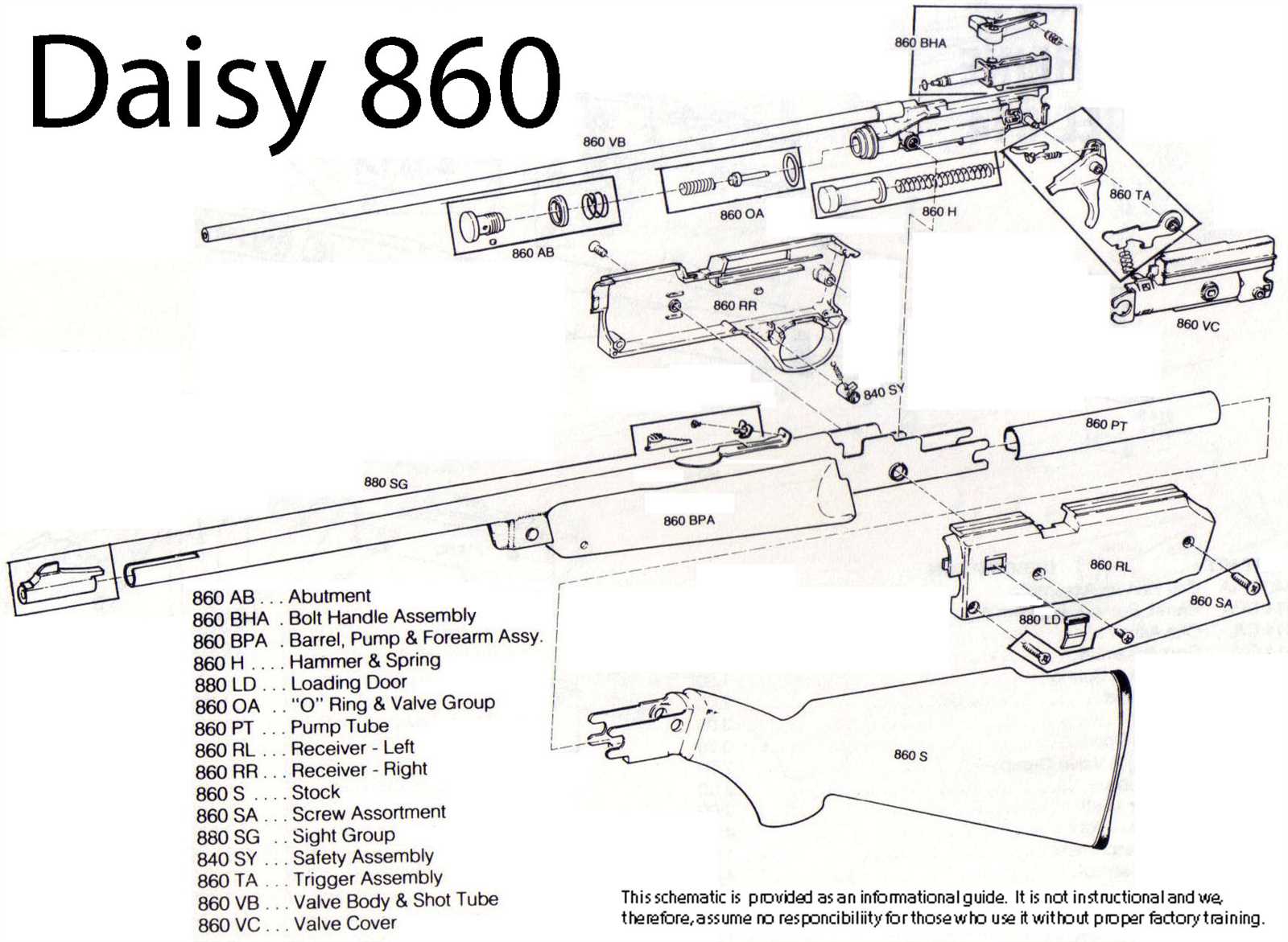 daisy red ryder parts diagram