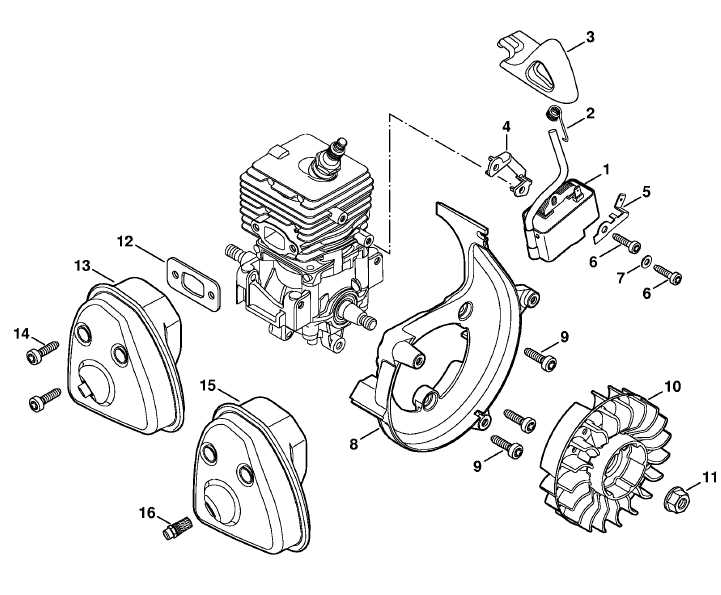 stihl blower parts diagram