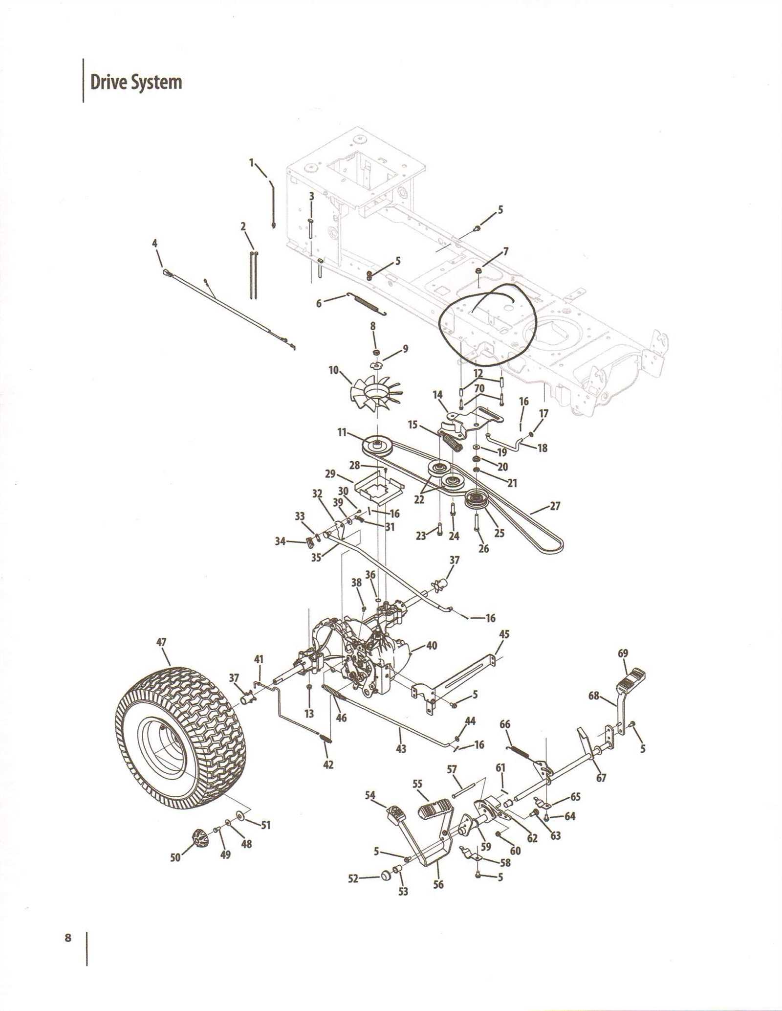 lt1045 cub cadet parts diagram