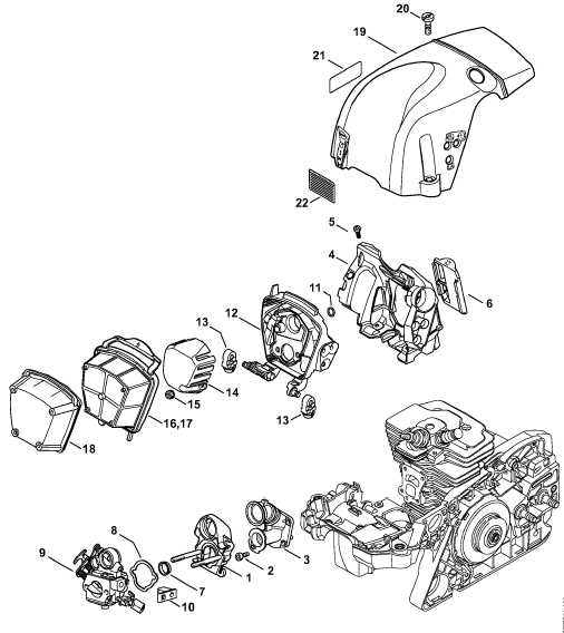 stihl ms 391 parts diagram