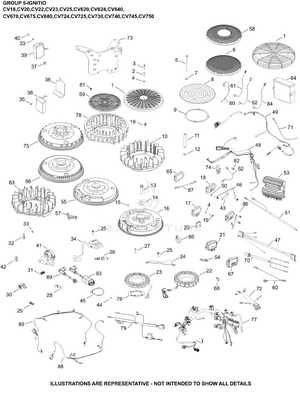 kohler motor parts diagram