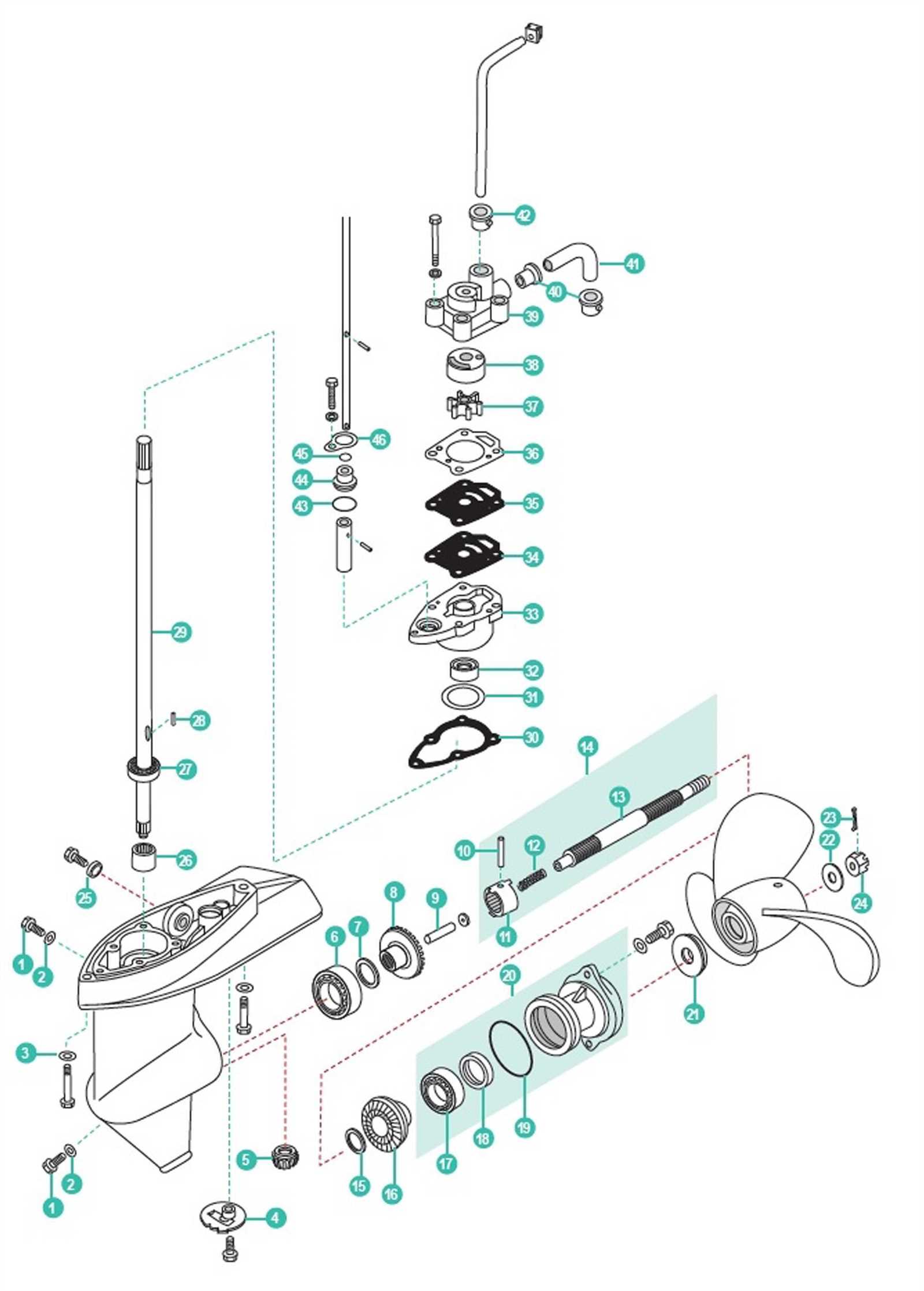 honda 9.9 outboard parts diagram