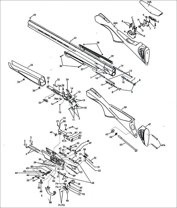 browning citori parts diagram