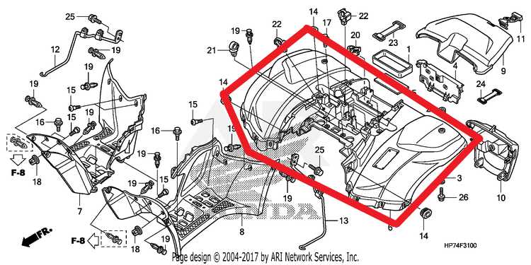 honda rancher 420 parts diagram