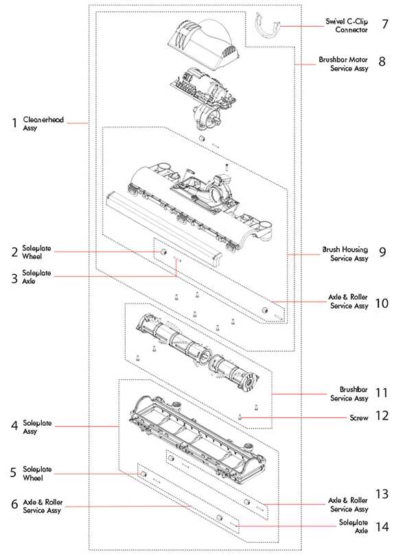 dyson dc17 animal parts diagram