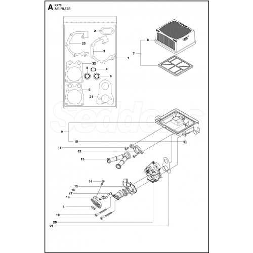 husqvarna trimmer parts diagram