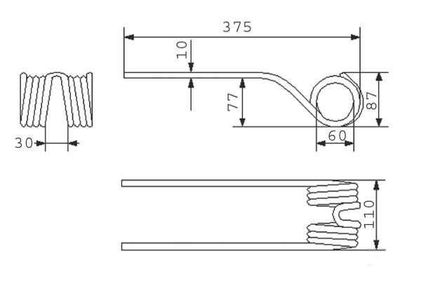 tonutti hay tedder parts diagram