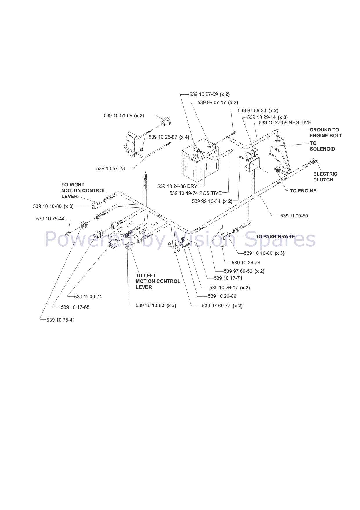 husqvarna zero turn mower parts diagram