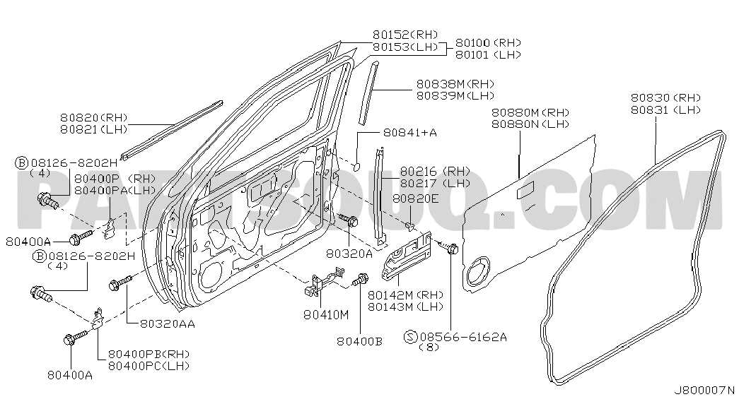 2000 nissan frontier parts diagram