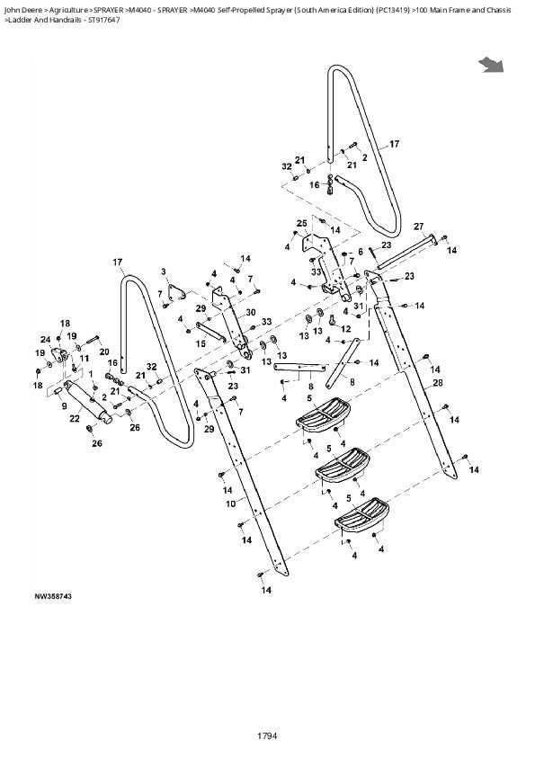 john deere 1219 parts diagram