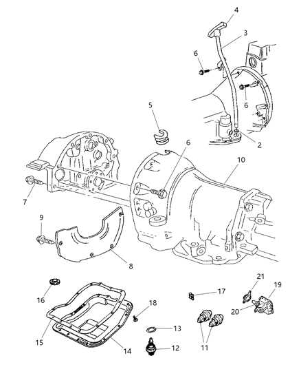 dodge 46re transmission parts diagram