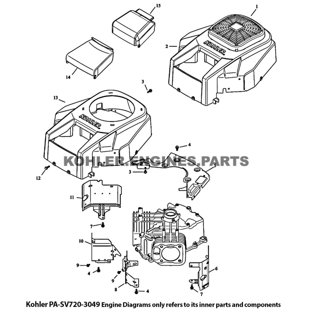 kohler sv590 parts diagram