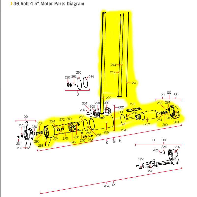 trolling motor parts diagram