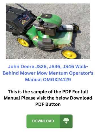 john deere js26 parts diagram