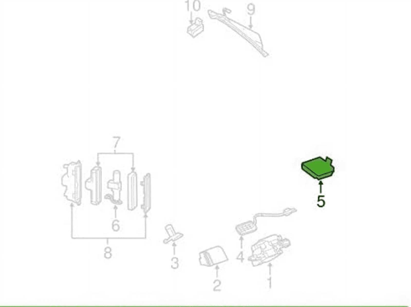 cadillac srx parts diagram