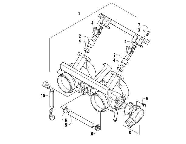 parts of a throttle body diagram