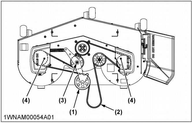 kubota 54 mower deck parts diagram