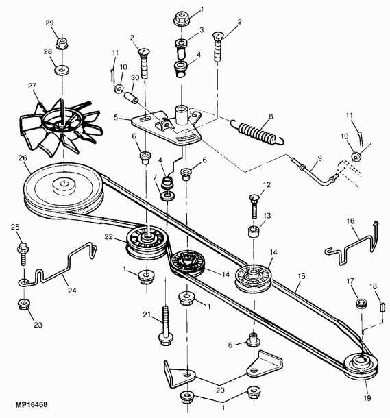 craftsman 50 inch mower deck parts diagram